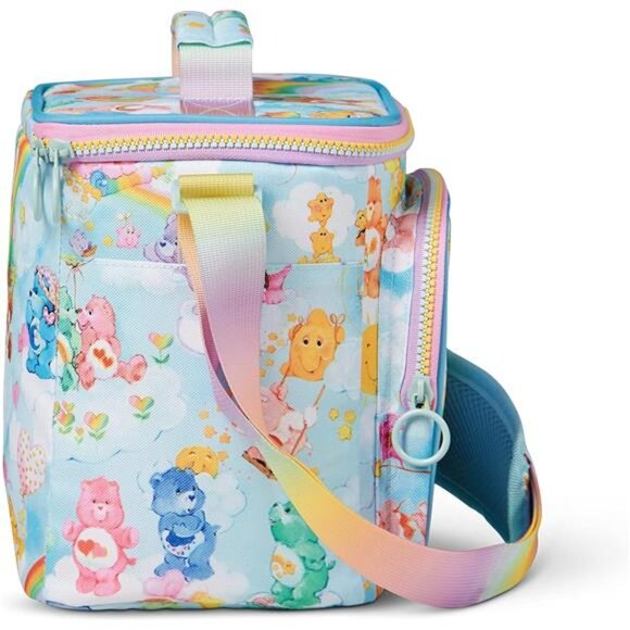 Retro 90s Lunch Coolers, Insulated Lunch Bag, Square Lunch Box Cooler Adjustable - Picture 2 of 7